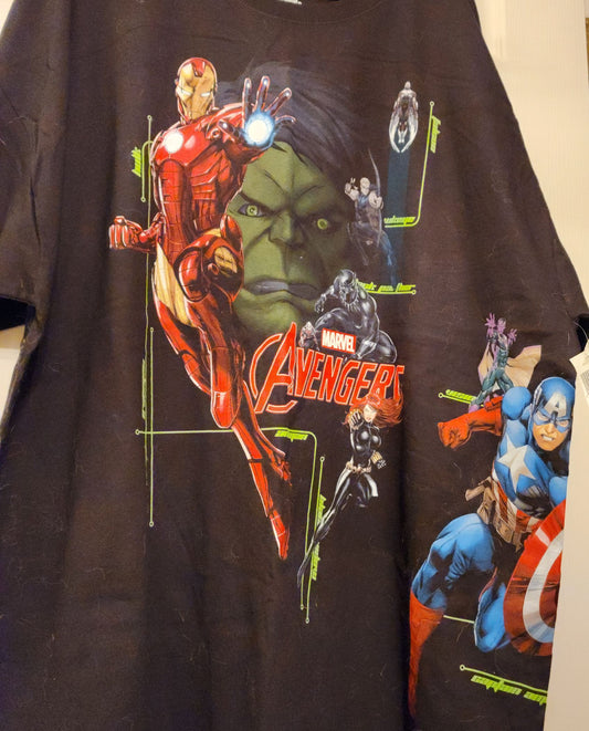 Hanes - 2XL 100% Cotton NEW - Marvel Avengers T-Shirt Men's - XXL