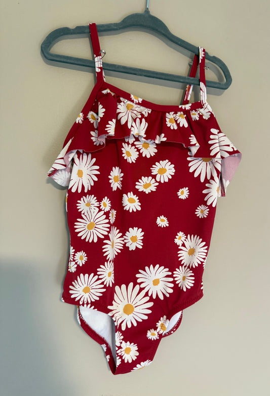 Garnet Hill Girls swimsuit size 6 Red bathing suit, swimwear 6