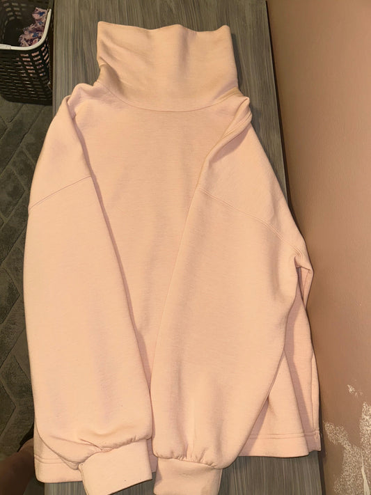 Old Navy Pink Bounce fleece oversized Women's Med 8-10