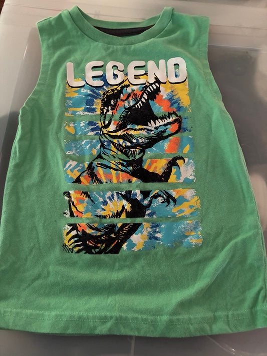 Garanimals Green Legend tank with dinosaur 4T/4