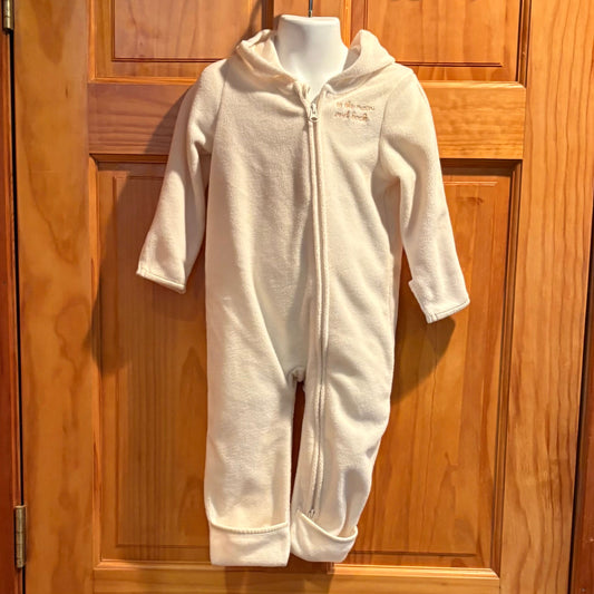 Cloud Island 1 piece fleece outfit 18 month unisex This is lightweight and has the hand foot foldovers 18 Months