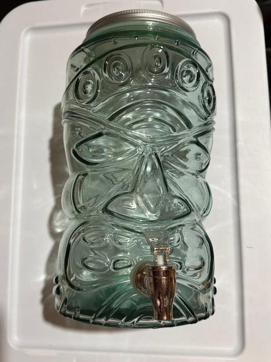 N/A During dispenser Tiki design glass Miscellaneous