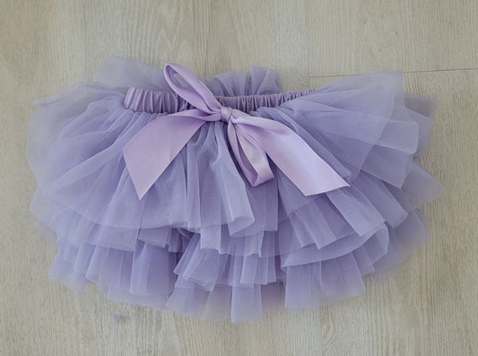 Tortoise rabbit Light purple tutu with bow girls 12 month 12 Months