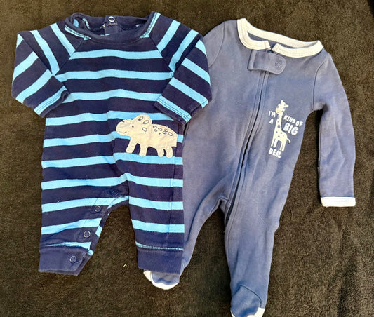 Blue pjs for newborns 2 piece set Blue pjs for newborns 2 piece set Newborn