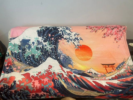 No Brand - Great Wave Tapestry Wall sized tapestry Wall Hanging