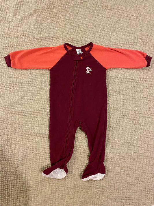 Gerber Fleece footed onesie 12 Months