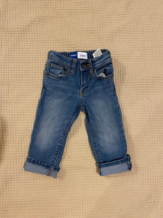Old Navy Straight leg adjustable waist jeans 18 Months