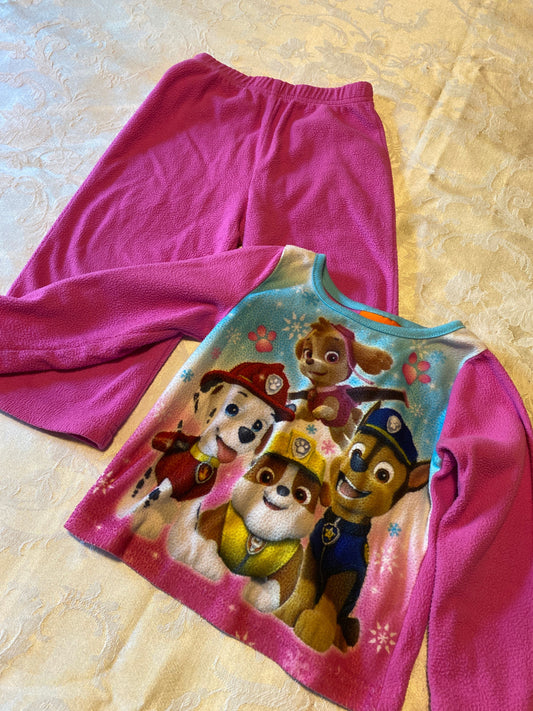 Nickelodeon, 2t Paw Patrol, pjs, pajamas, fleece Sky, Chase Marshall, Rubble set 2T