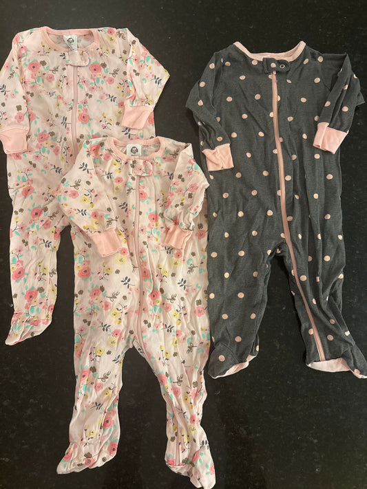 Gerber Gerber footie pjs lot 3-6 month 3 Months