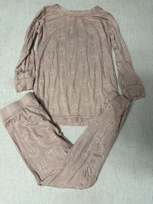 Little One Shop GUC neutral smiley bamboo pjs 18-24m 24 Months