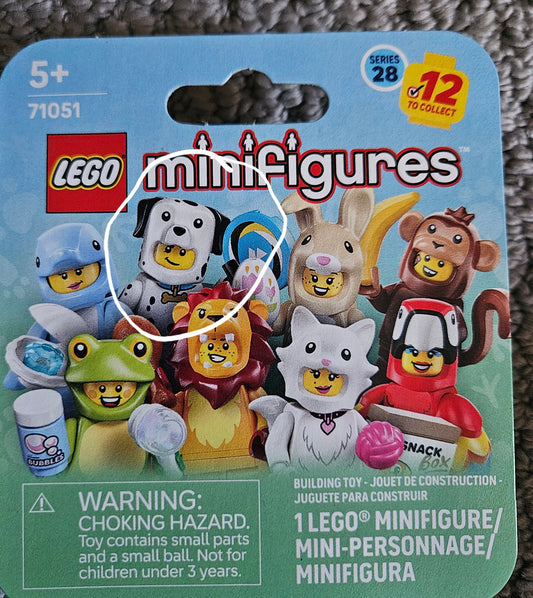 LEGO Minifigure series 28 - new, unopened Dalmatian figure- known by QR code Building