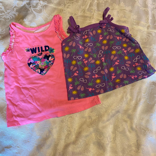 Jumping Beans, 18m, Wild at Heart Wonderkids purple crop tank top shirt 18 Months