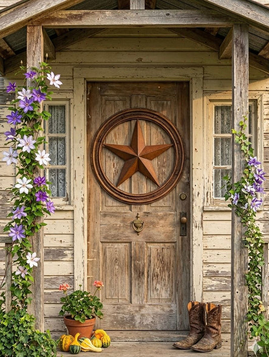 Add Rustic Charm to your home with this Wall Decor Warm and rustic coloring and large metal decor Decor