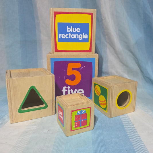 Ryan's Room brand wooden stacking & nesting blocks  Preschool