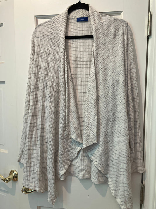 Apt 9 size xl. Long sleeve sweater open front Wrap tapered front cardigan Women's - XL