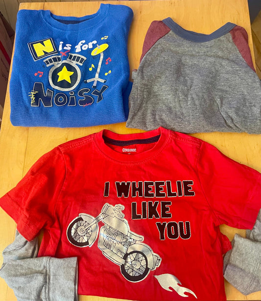 Gymboree, Cherokee, Jumping Beans Three long sleeve shirts 3T