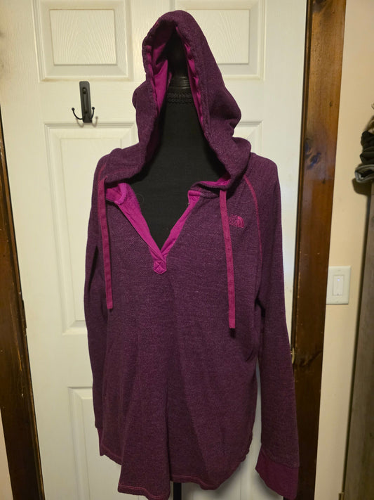 Northface Pullover magenta northface hoodie lightweight Women's - XL