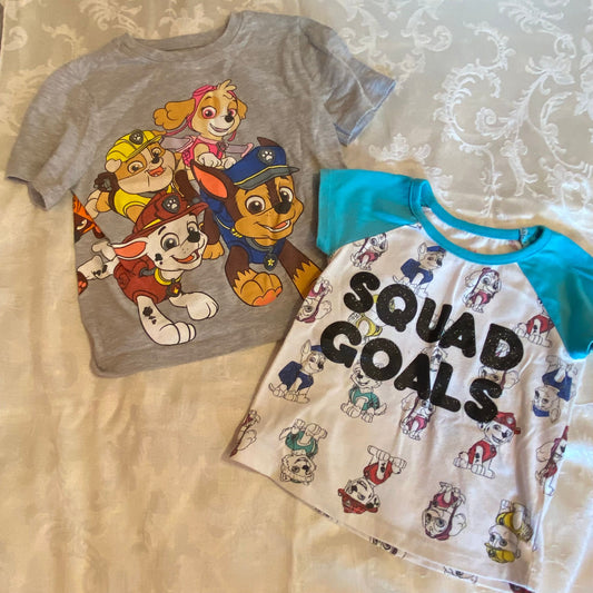 Old Navy & Nickelodeon, 3T, Paw Patrol, shirts short sleeve, squad goals 3T