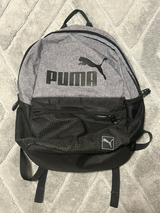 Puma Gray and black Puma Backpack Adult