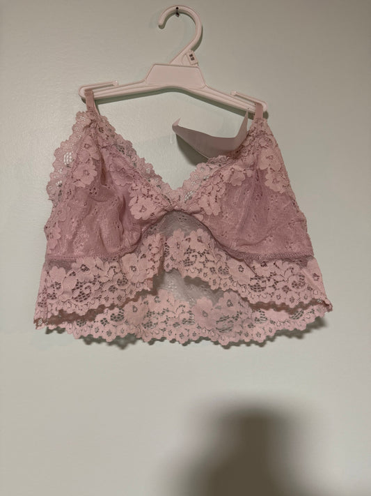 Bralet Light Pink lace bralet Bra