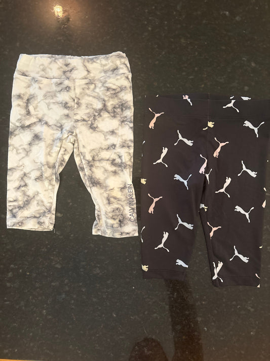 Calvin Klein Calvin Klein and Pump 3/4 length leggings 24m/2T 24 Months