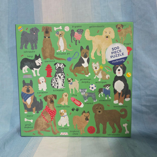 Mudpuppy 500-piece jigsaw puzzle"Doodle Dogs"  Puzzle