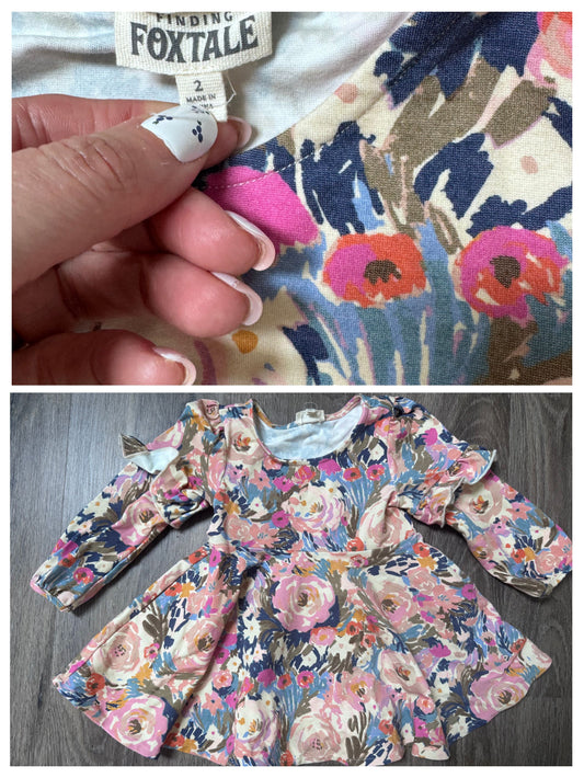 Finding Foxtale Finding Foxtale Girls Floral Dress size:2 2T