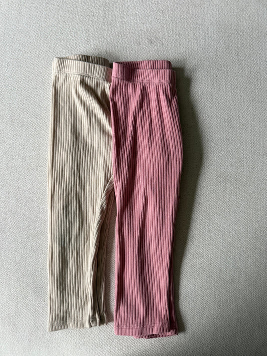 H&M GUC ribbed leggings 2T