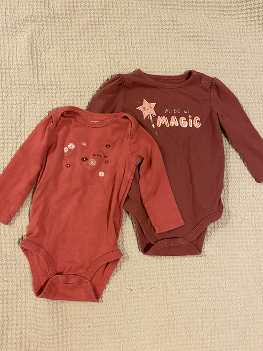 Garanimals and Carters Magic Garanimals and little love Carters cotton longsleeve onesie 12 Months