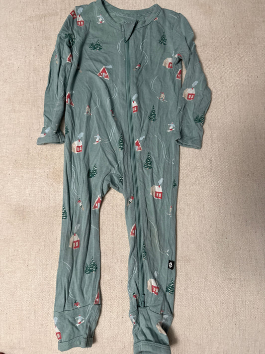 Kyte Baby GUC bamboo skiing romper sleeper 12-18m 12 Months