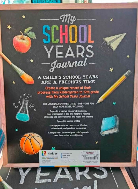 My School Years Journal - new Record childhood memories, school mementos, photos, kid prompts Miscellaneous