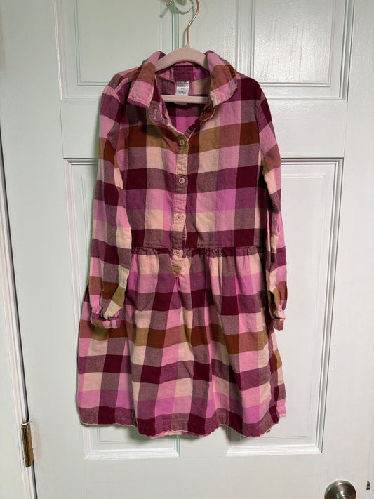 Carters Plaid flannel dress 7