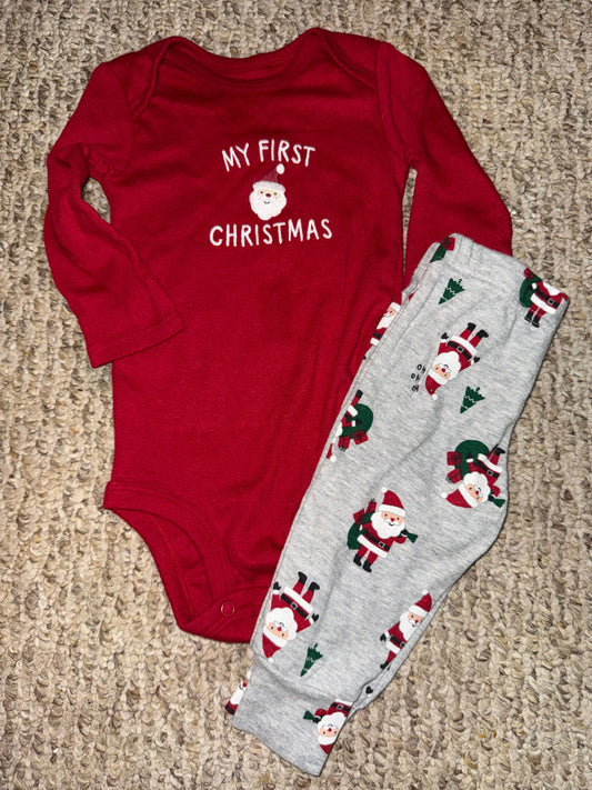 Carters first Christmas outfit set 3-6 months Carters first Christmas outfit set 3-6 months 3 Months
