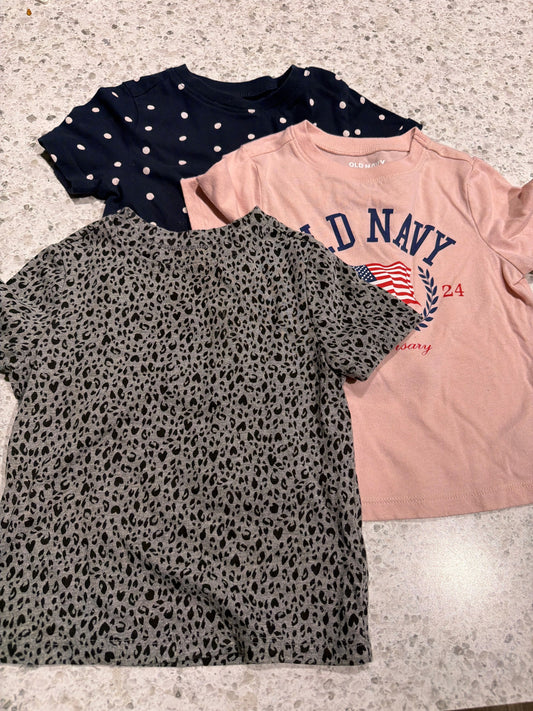 Old Navy Three Old Navy Tees 2T