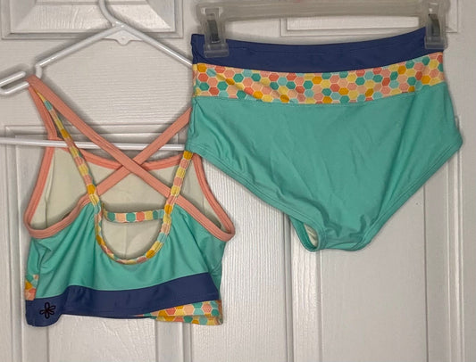Matilda Jane 2 piece new Bathing suit girls 10 10