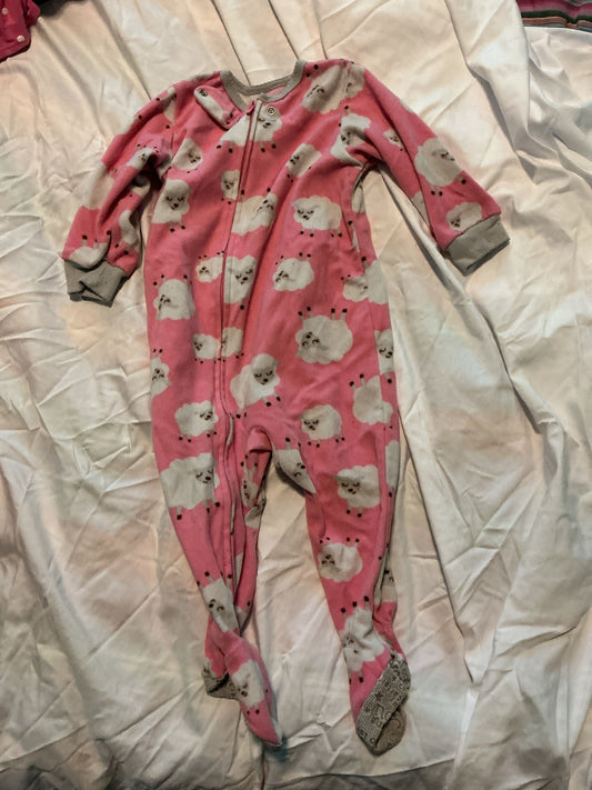 Carter Fleece sheep pajamas 12 Months