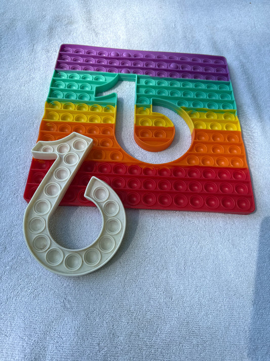 Pop it Tik tok symbol pop it. The symbol is removable. Large. Games