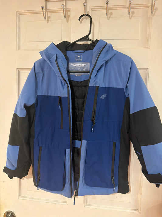 4F Size 140 blue winter jacket 9