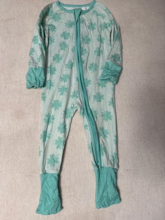 Little One Shop St Patricks day bamboo sleeper 6-12m 6 Months