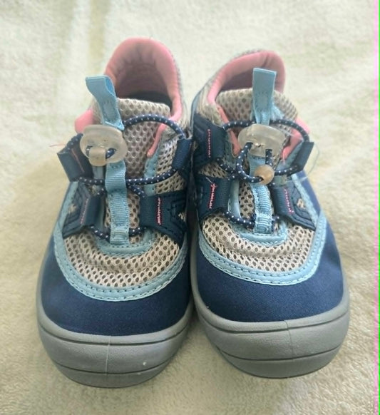 Northside Girls' Size 12 Toddler Blue, Pink, and Gray Water Shoes 12 (Lil' Kid)