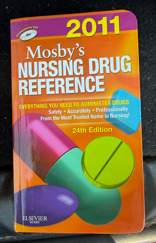 Mosbys Nursing Drug Reference Guide 2011 24 th edition Book-Non-Fiction