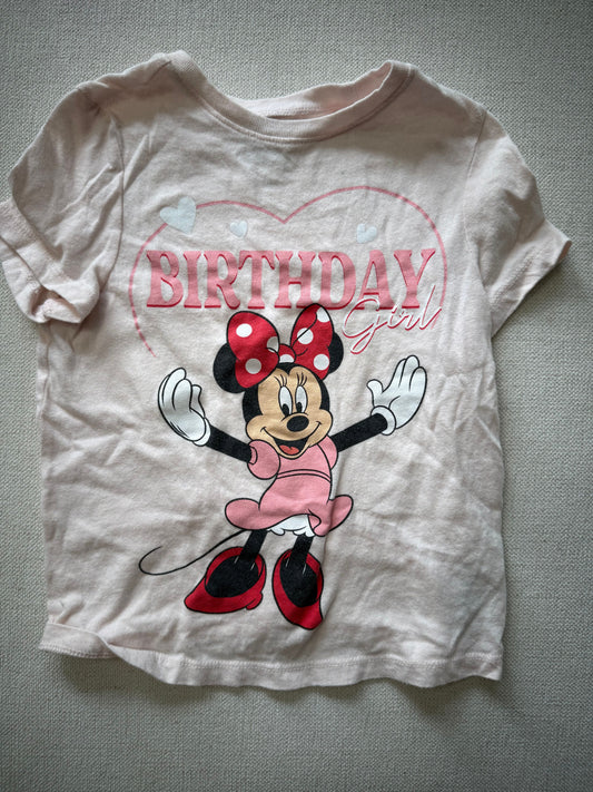 Old Navy Disney GUC Minnie Mouse birthday tee 4T/4