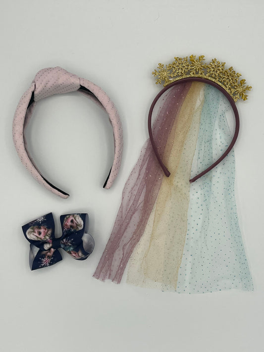 Disney Frozen 3pk 2 Headband & 1 Hairclip Frozen Inspired