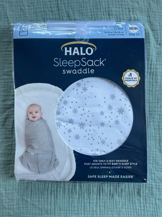 HALO Baby HALO Baby 0-3 mos 1.5 TOG sleepsack swaddle NWT Safety