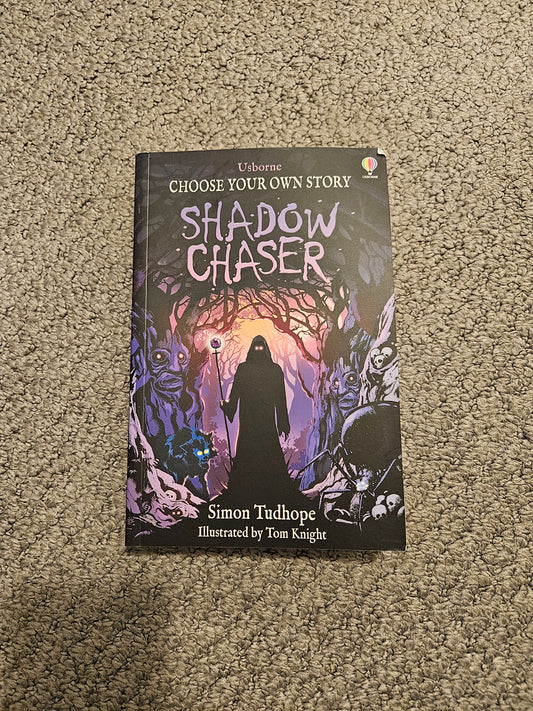 Shadow Chaser by Simon Thudhope Choose your own adventure, middle school and up Teen Chapter Book