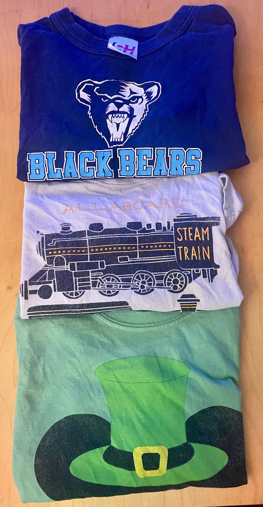 Disney, Maine Black Bears, Old Navy Three long sleeve shirts 5T/5