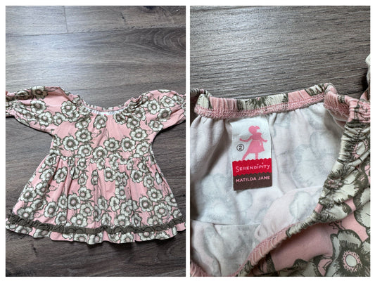 Matilda Jane Matilda Jane Serendipity Dress size 2 EUC 2T