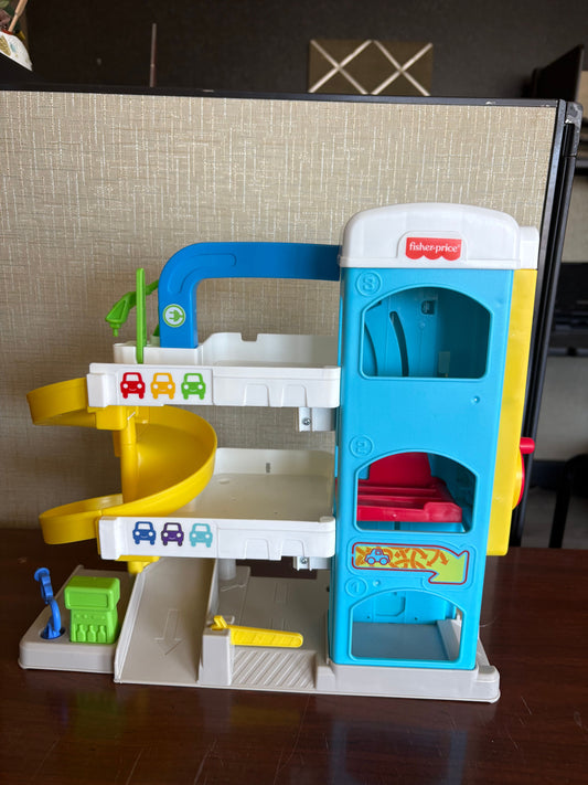 Fisher Price Toy Car Garage Building