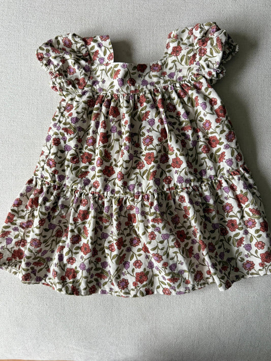 Carters dress VGUC fall floral corduroy dress 100% cotton 18 Months
