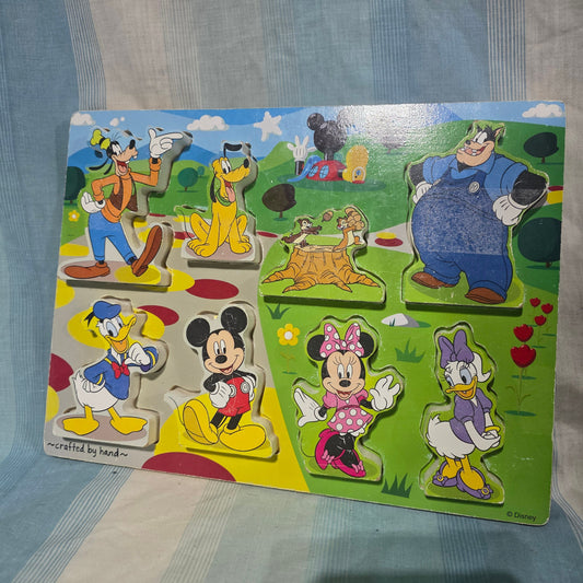 Melissa & Doug Disney Mickey Mouse Clubhouse Wooden chunky puzzle Puzzle